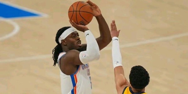 NBA雷霆120-109击败步行者 杰威全场40分6板4助