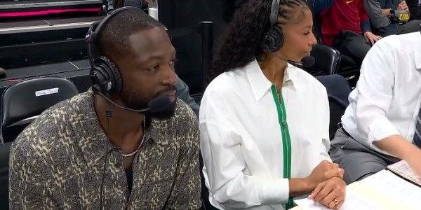 博鱼-解说员上号！韦德今日与凯文·哈兰一同现场解说掘金VS森林狼G1