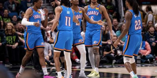 雷霆4-3步行者夺冠，季后赛16支球队的排名也确定了，掘金3湖人13